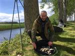 Koud en weinig vis, Gerard Baan wint in Zwolskanaal